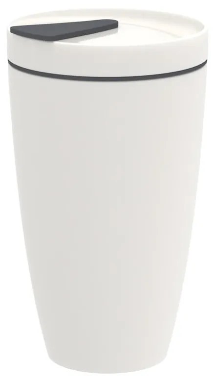 Biały porcelanowy kubek podróżny Villeroy &amp; Boch Like To Go, 350 ml