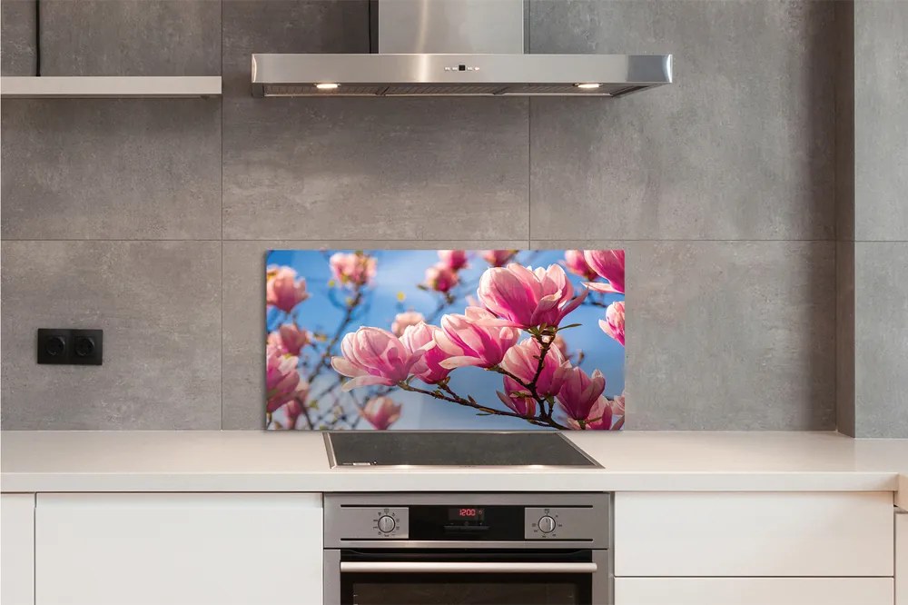 Panel Kuchenny Szklany Wiosenny Sad w Rozkwicie