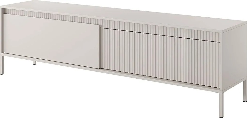 Szafka RTV: 2 drzwi, szafka: Kaszmir, 53,4 x 187,1 x 39,5 cm