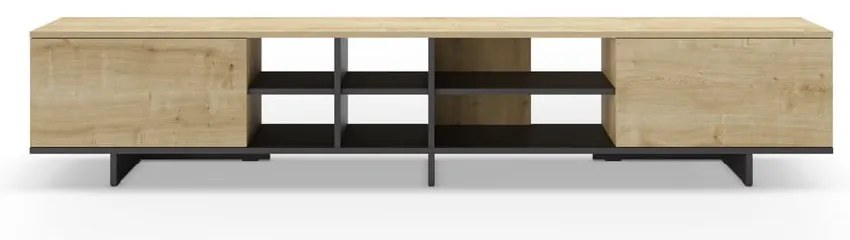 Szafka pod TV w dekorze dębu 230x44 cm Cequoia – Marckeric