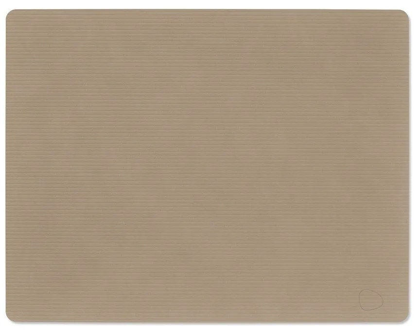 Mata stołowa ze skóry ekologicznej 35x45 cm Square L Corduroy – LIND DNA