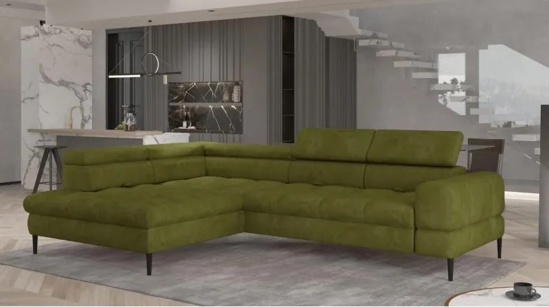 Narożnik VOSS L układ L z funkcją spania i pojemnikiem WERSAL