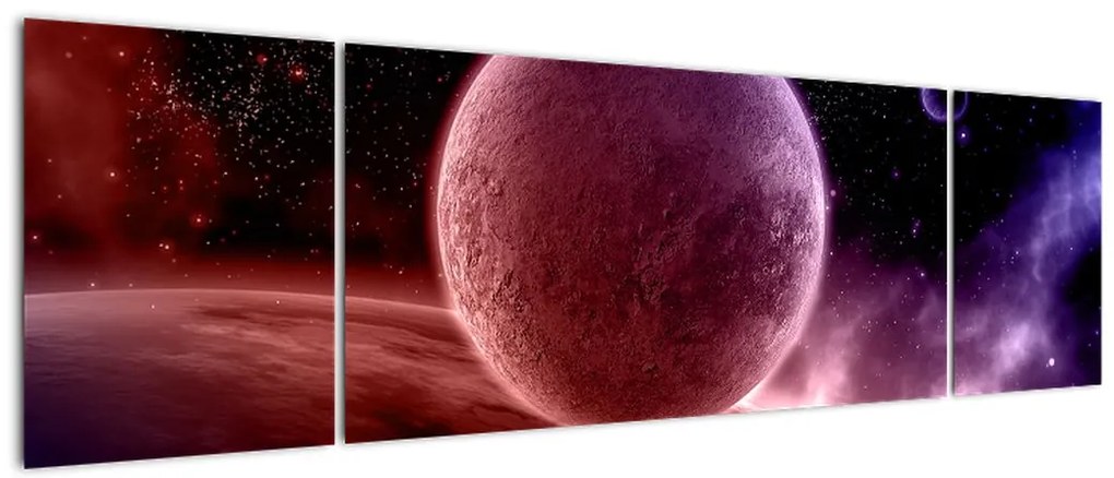 Obraz - Planeta (170x50 cm)