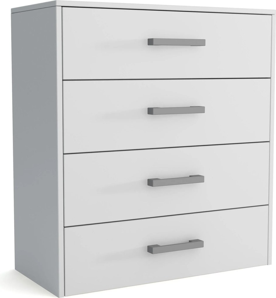 Komoda SCALINI - Biały / 75 cm