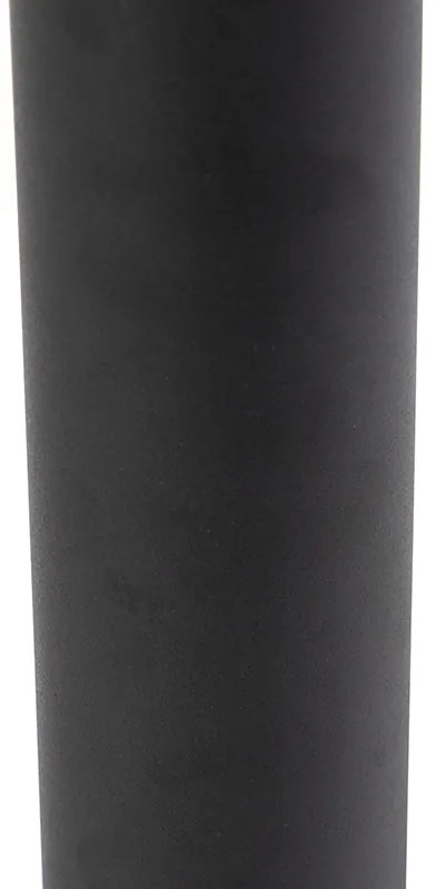 Nowoczesna lampa zewnętrzna czarna 40 cm IP44 z LED - Roxy