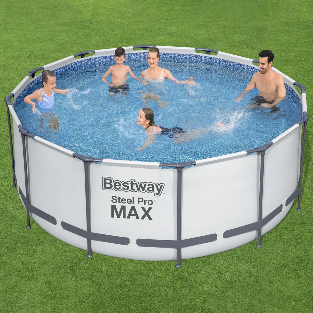 Basen stelażowy Steel Pro 366 x 122 cm 10250 l 5w1 BESTWAY