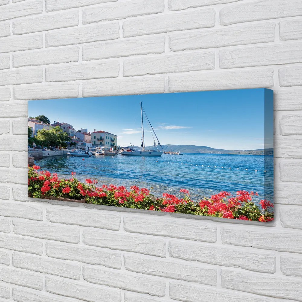 Zdjęcie na płótnie Letnia Wyprawa Statkiem