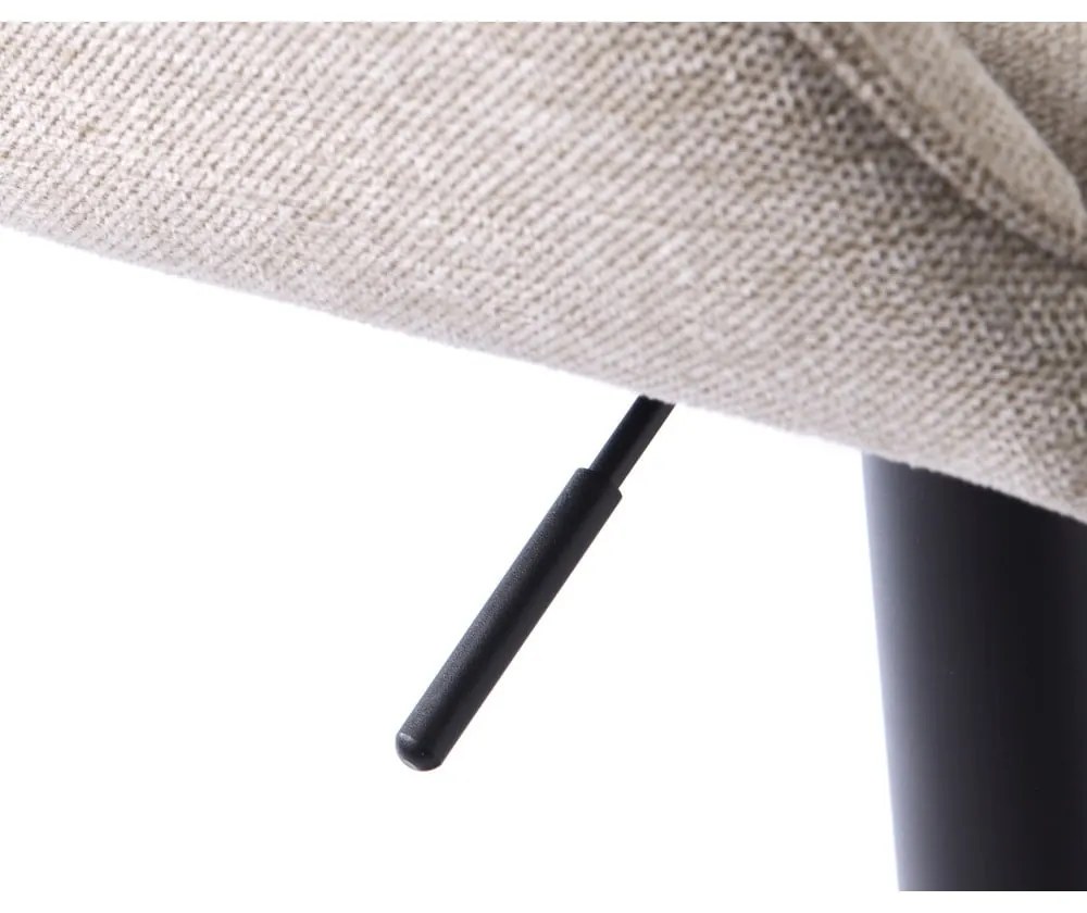 Beżowy hoker z regulowaną wysokością Nolan – Unique Furniture