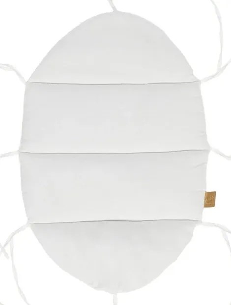 Biały kokon dla niemowląt 47x70 cm – Meowbaby