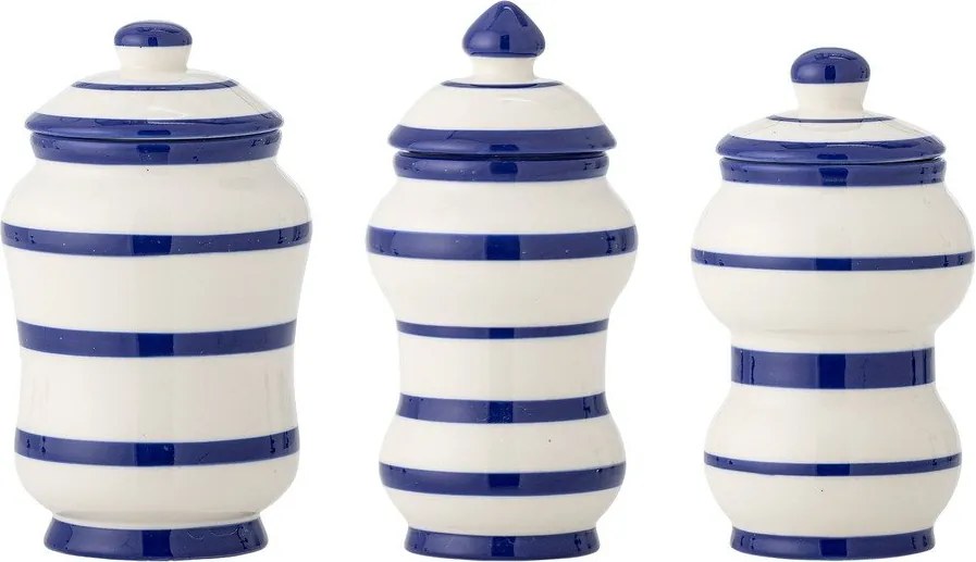 Ceramiczne pojemniki na żywność 3 szt. Maynard – Bloomingville