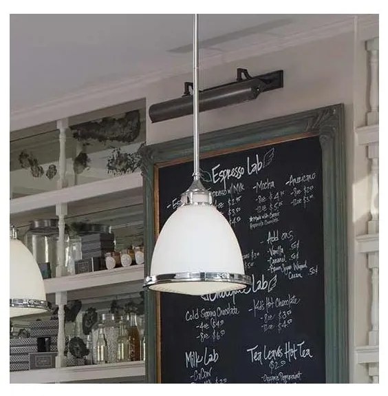 Hinkley HK-AMELIA-P-M-CM - Żyrandol na drążku AMELIA 1xE27/60W/230V chrom błyszczący