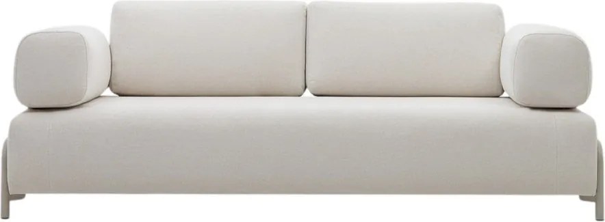 Beżowa sofa modułowa z tkaniny szenilowej 232 cm Compo – Kave Home
