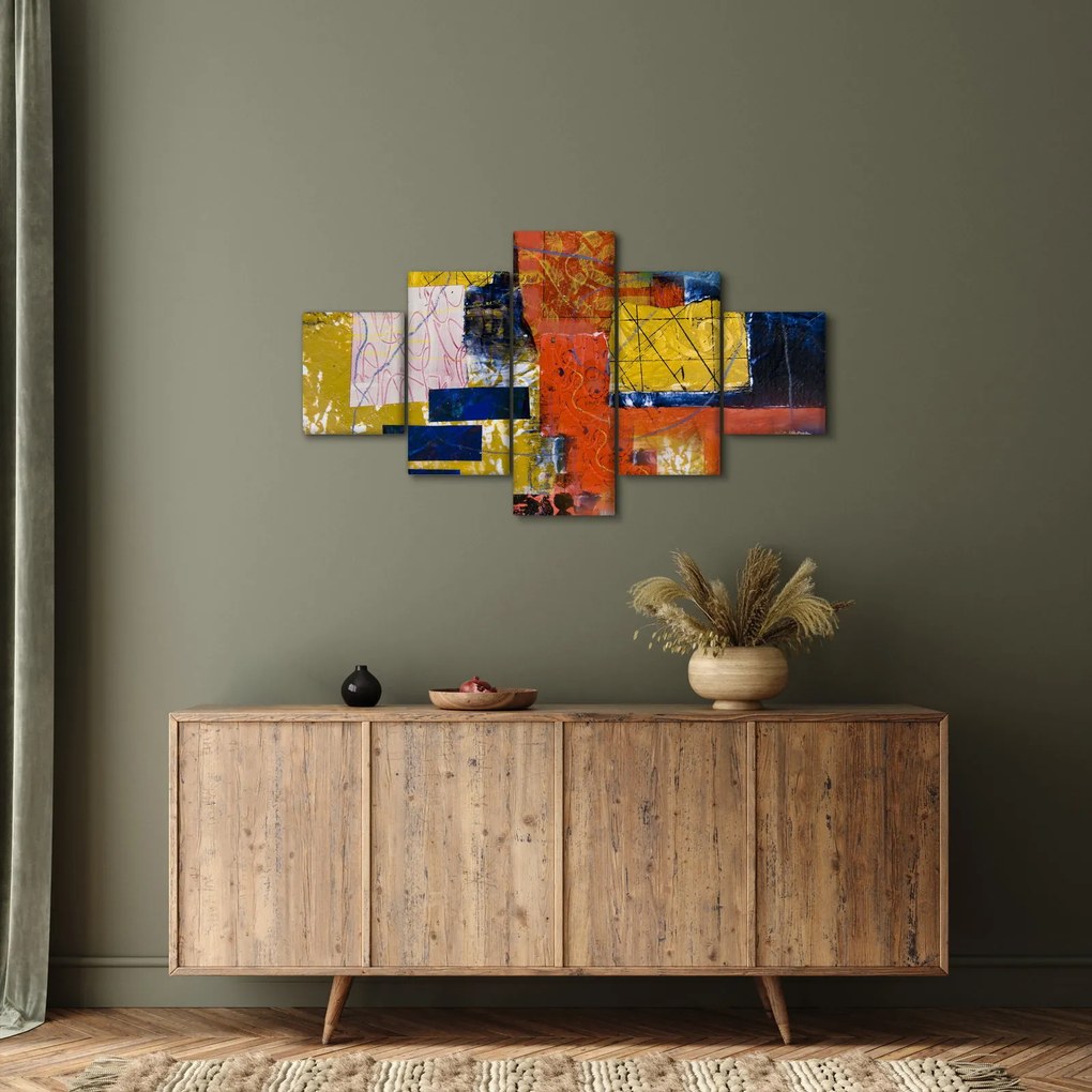 Obraz - Abstrakcja (125x70 cm)