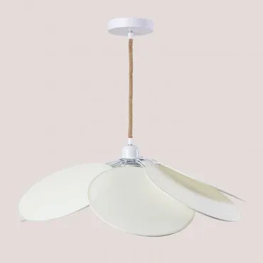 Lampa Sufitowa Okai Style Distressed White & Ø60 Cm - Sklum