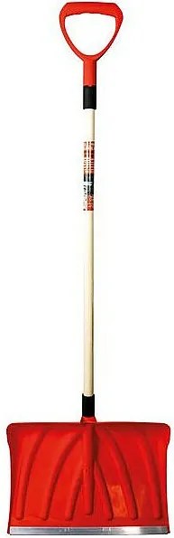 Łopatka do przesuwania Pelle 45cm Fischer Darex - Kosz żywiczny, Ostrze aluminiowe, Ergonomiczna rękojeść drewniana