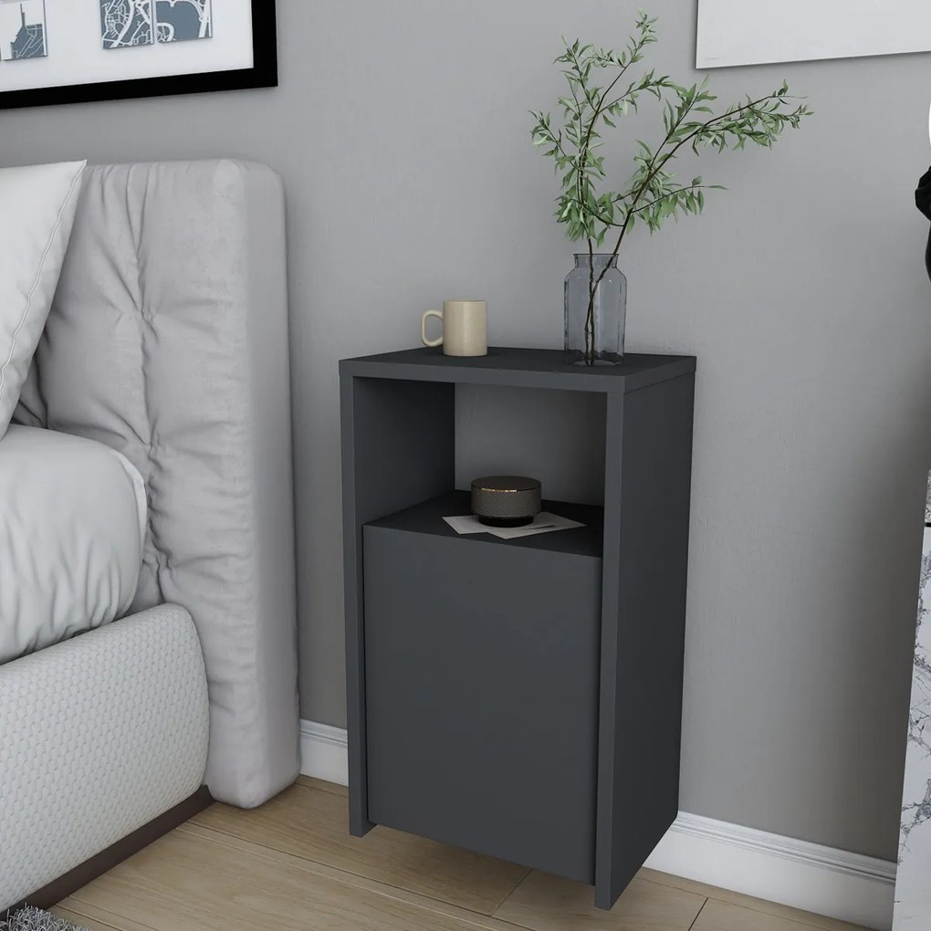 Stolik nocny Carlin Anthracite