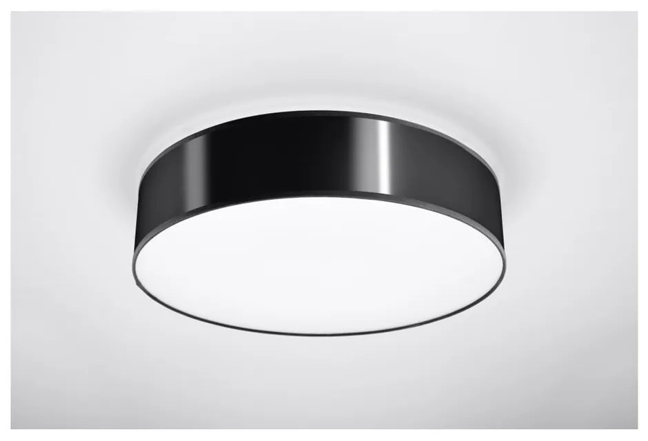 Czarna lampa sufitowa Sollux Atis Ceiling 45