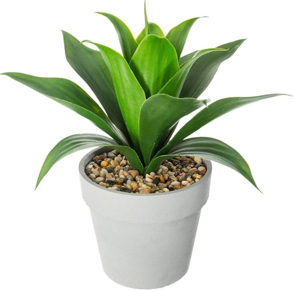 Sztuczny kwiat w doniczce ALOE VERA, 34 cm