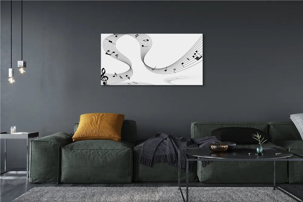 Fotoobraz na płótnie Symbol Muzycznej Harmonii