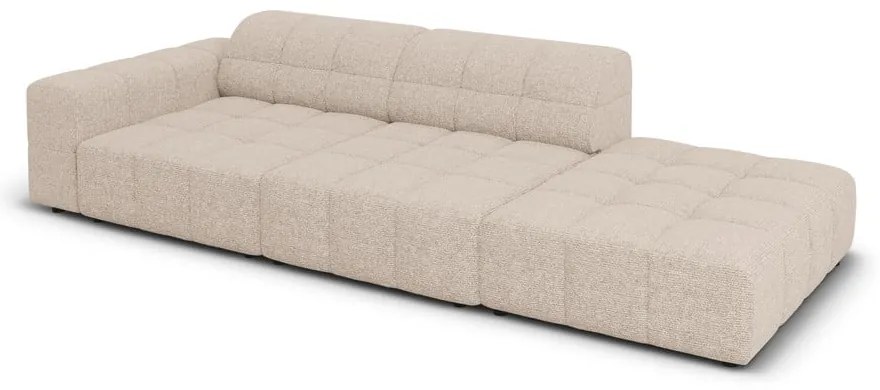 Beżowy szezlong (lewostronny) Chicago – Cosmopolitan Design