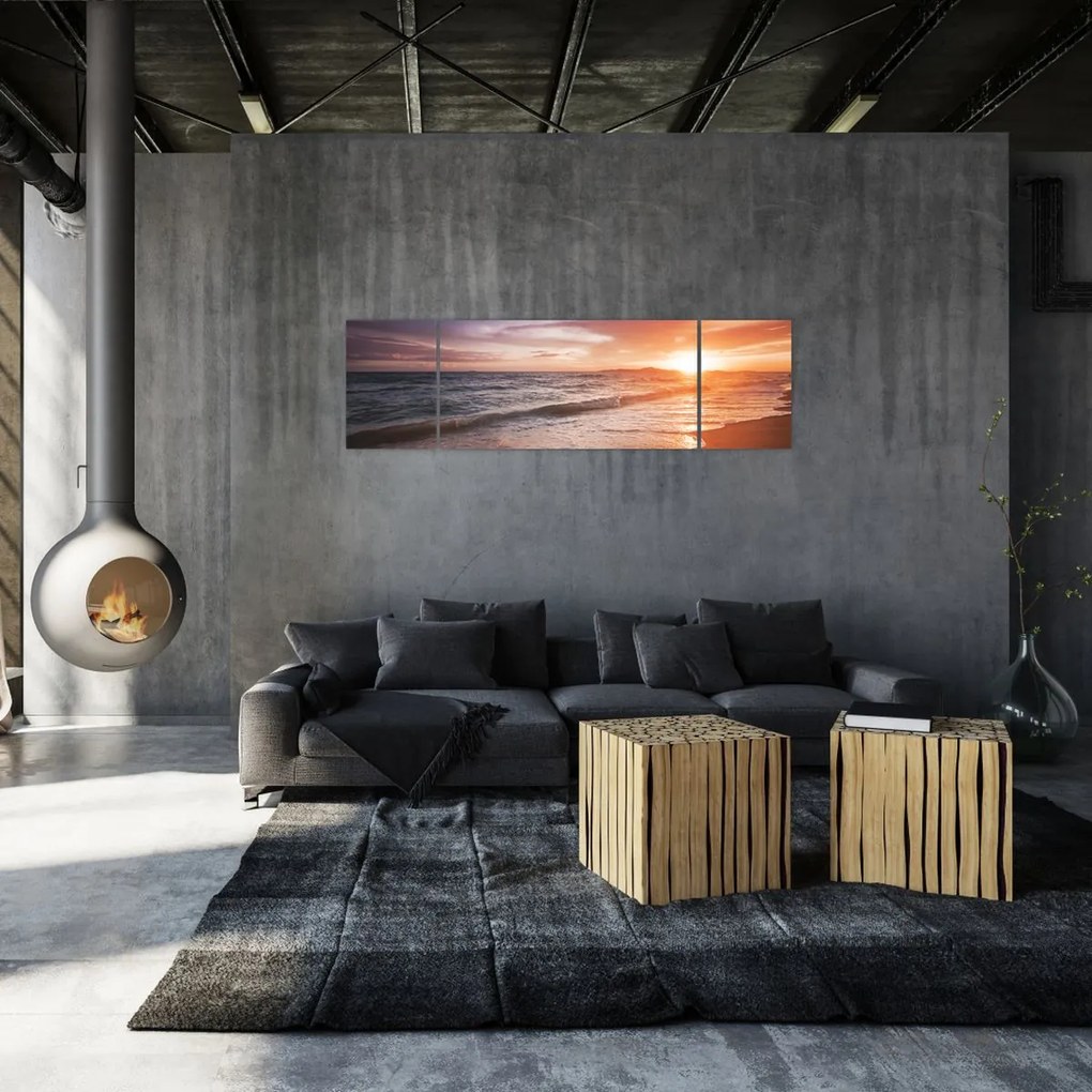 Obraz - Zachód słońca w Tajlandii (170x50 cm)