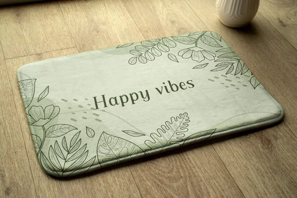 Dywanik łazienkowy Dywanik łazienkowy Motyw florystyczny