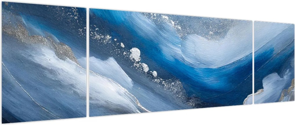 Obraz - Abstrakcja oceanu (170x50 cm)
