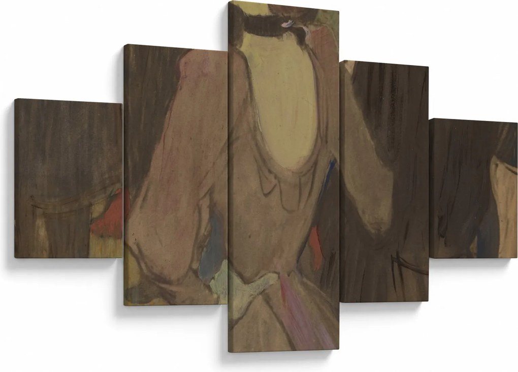 Obraz - Henri de Toulouse-Lautrec, La Goulue and Her Sister, reprodukcje (125x70 cm)