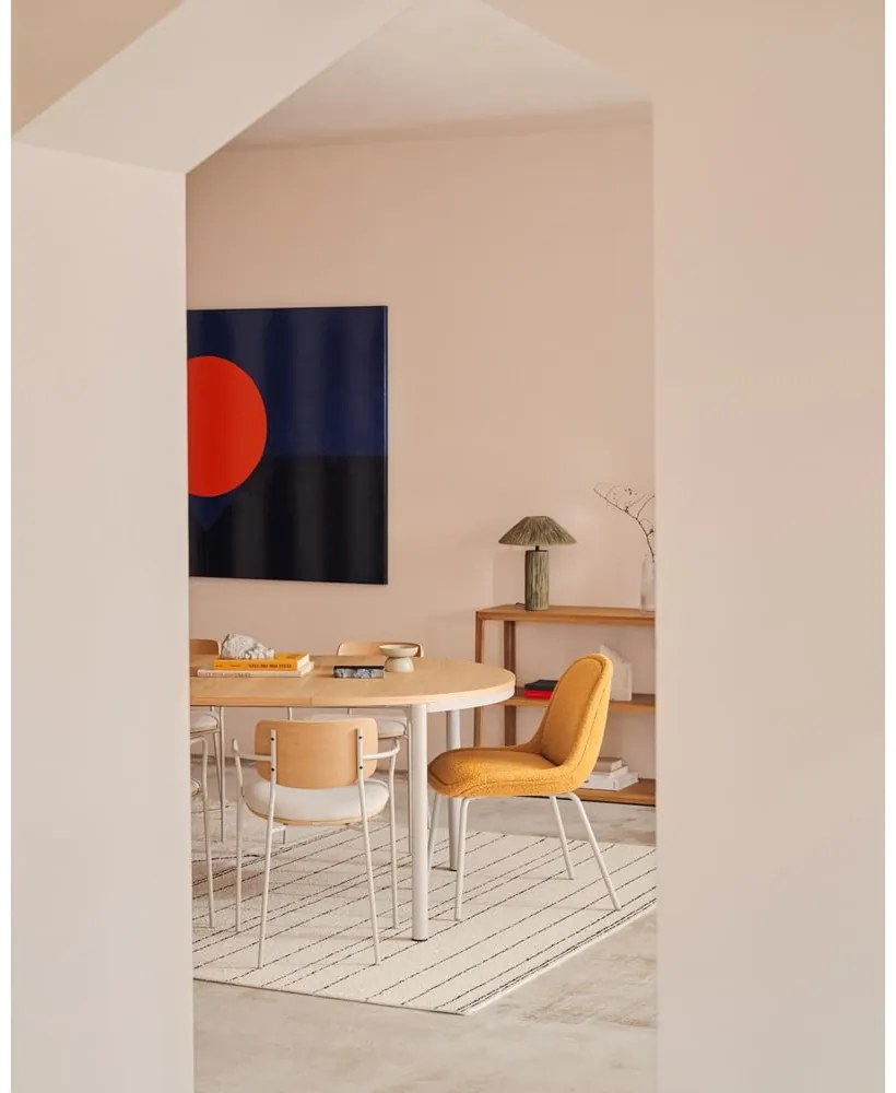 Beżowe krzesła zestaw 4 szt. Maureen – Kave Home