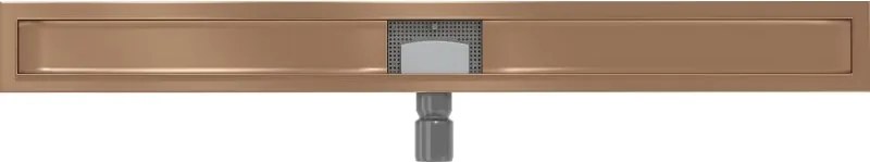 Mexen Flat korpus do odpływu liniowego 90 cm, miedź szczotkowana - 1C15090