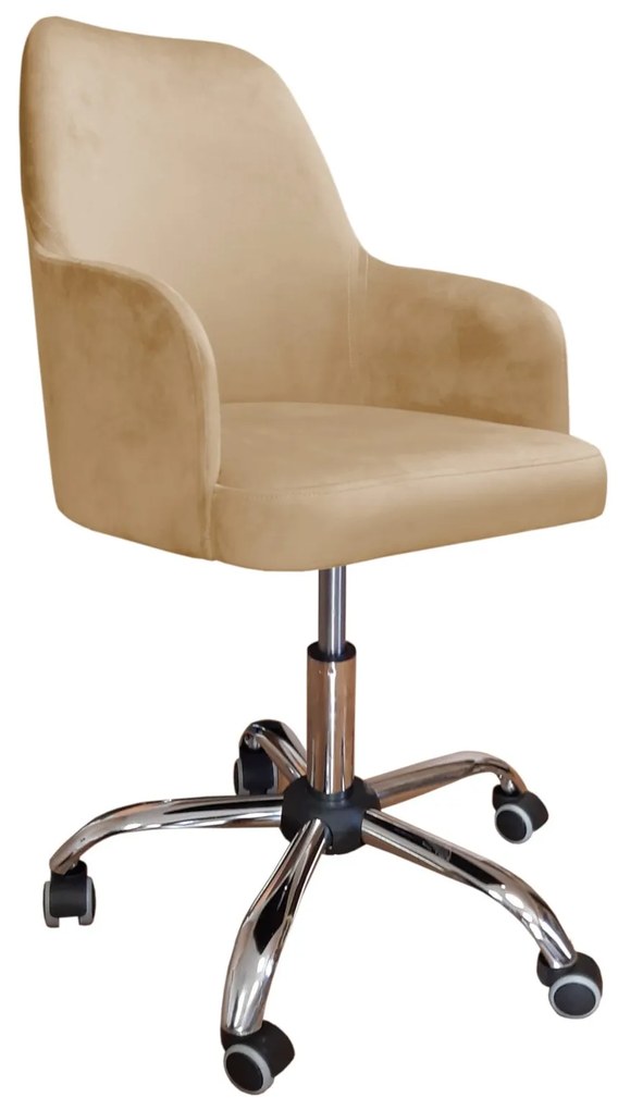 Fotel obrotowy Westa MG06 jasny brąz