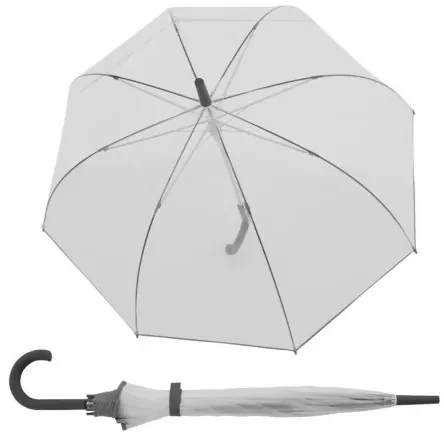 Nizza Transparent - parasol damski przezroczysty