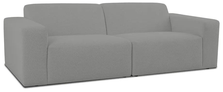 Szara sofa z materiału bouclé 228 cm Roxy – Scandic