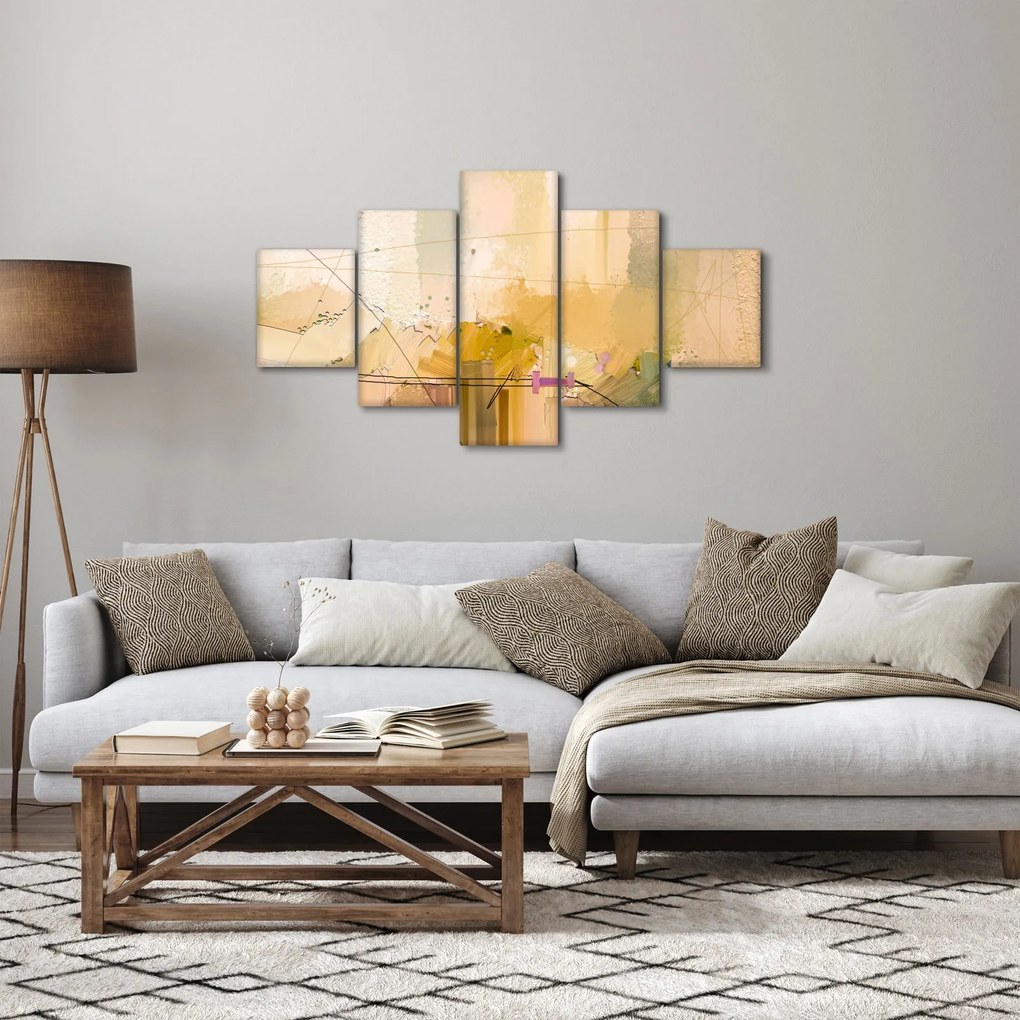 Obraz - Abstrakcja, obraz olejny (125x70 cm)