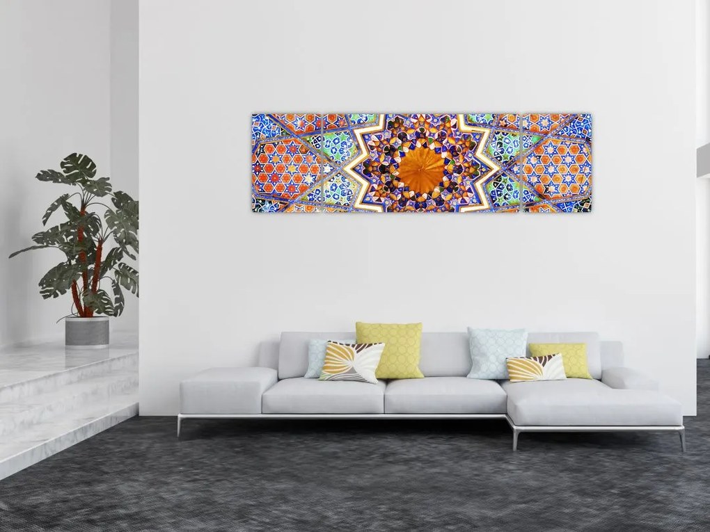 Obraz mozaiki (170x50 cm)