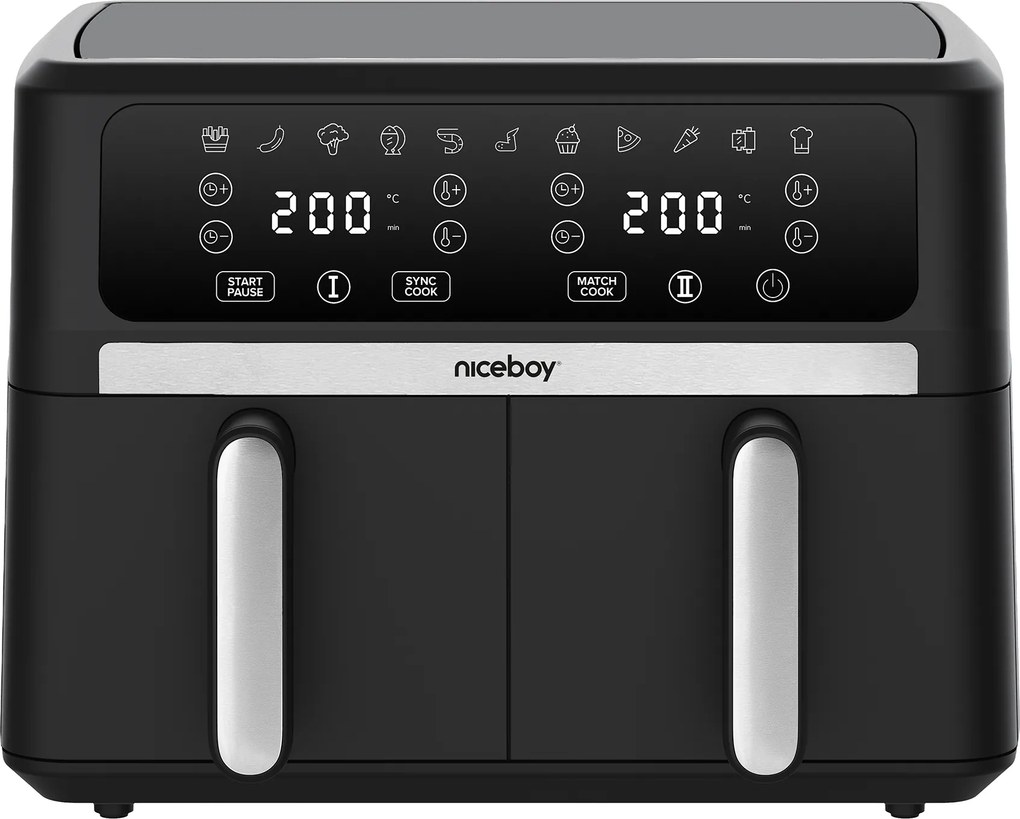 Frytkownica beztłuszczowa Niceboy ION AirFryer DUO