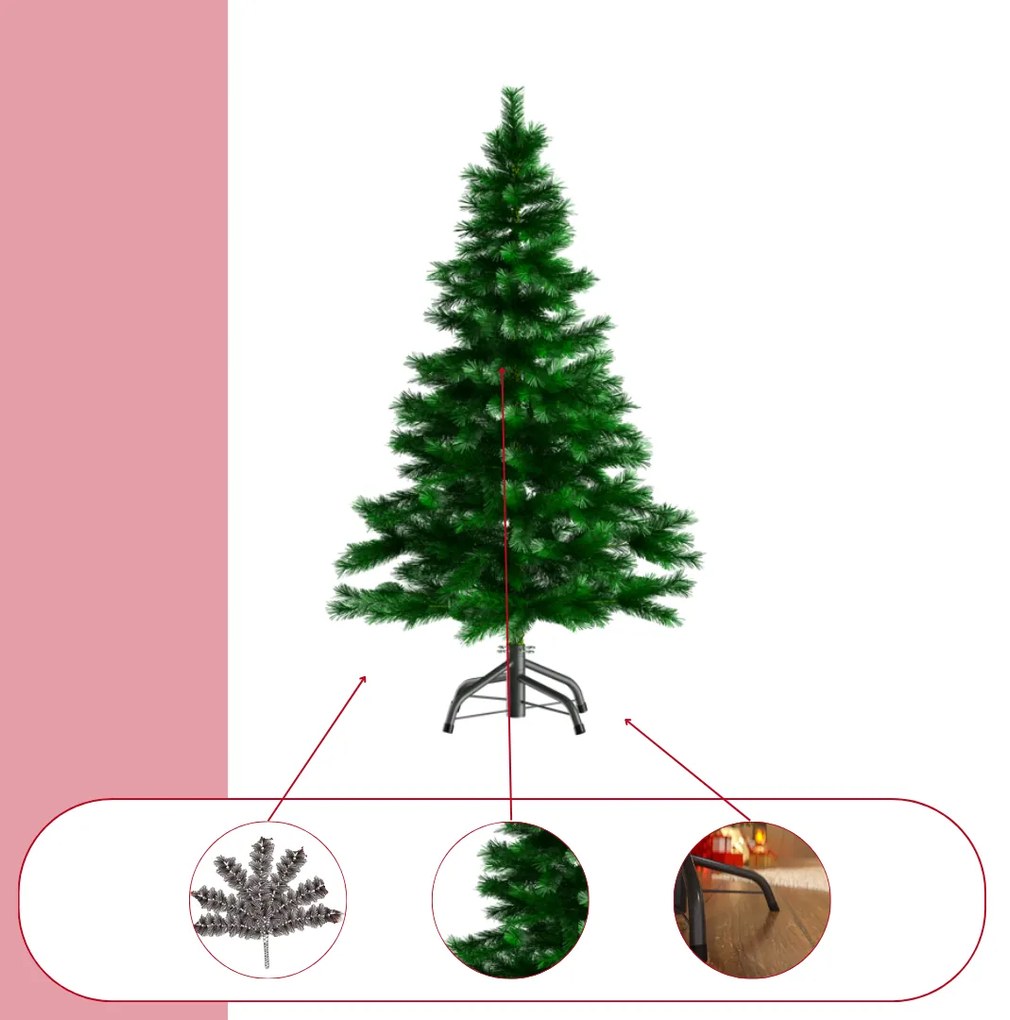 Sztuczna choinka RUDOLPH, 150 cm, zielona Casaria