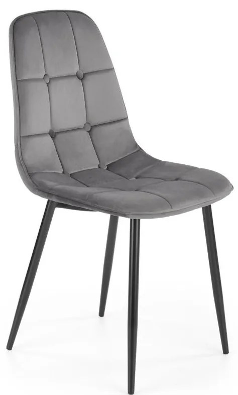 Krzesło do jadalni KINDREL, 1 szt., szare