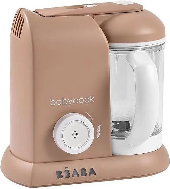 BEABA Babycook Solo Pralin - Robot Kuchenny dla Dzieci 4 w 1, Parowar-Mikser, Szybkie Gotowanie na Parze 15min, Duża Miska 1100ml