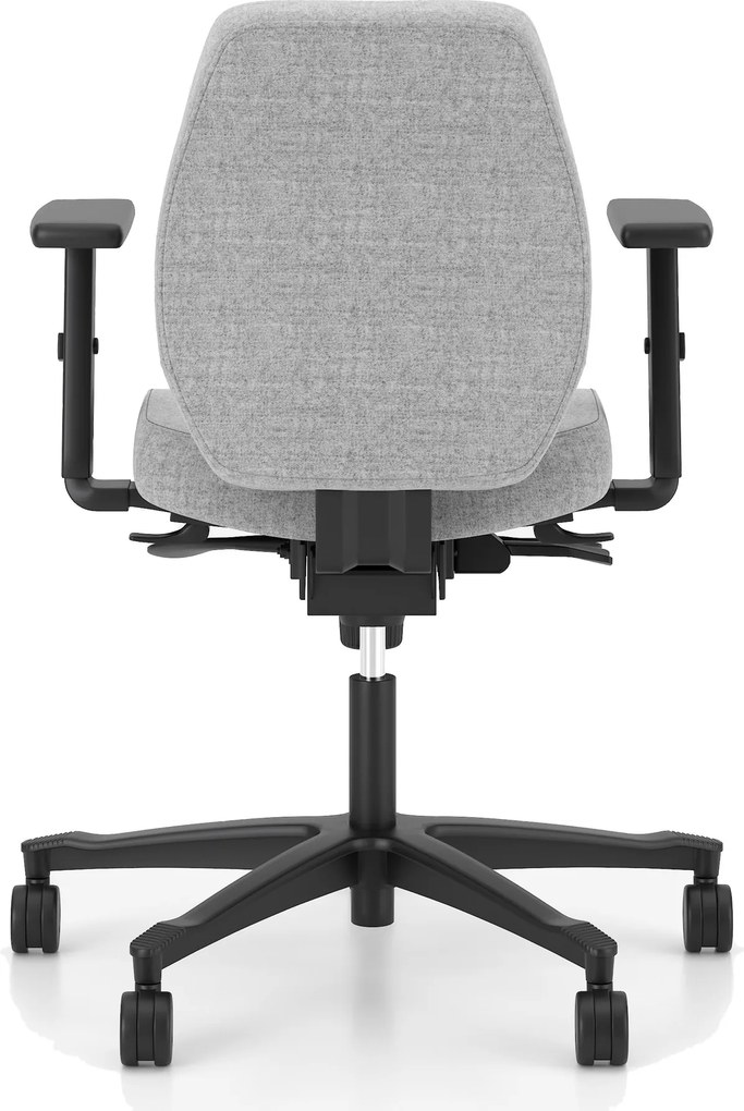 Obrotowe krzesło do biura Bjarg Swivel Chair LB UPH niskie oparcie