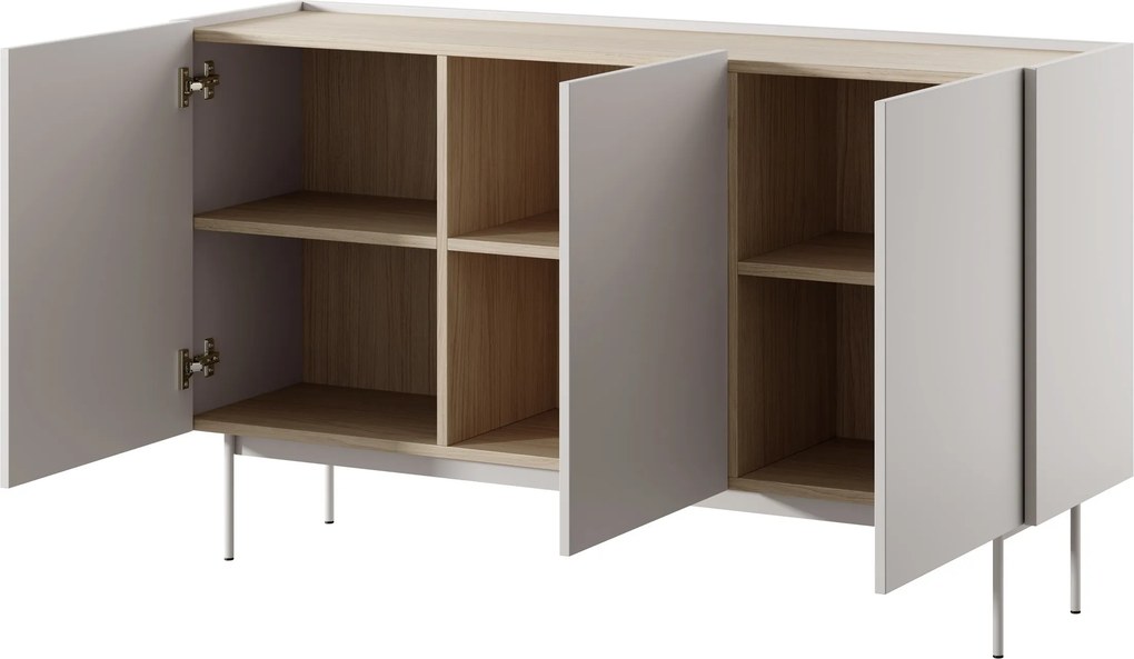 Komoda COLORE 144 cm do Salonu Sypialni Kaszmir