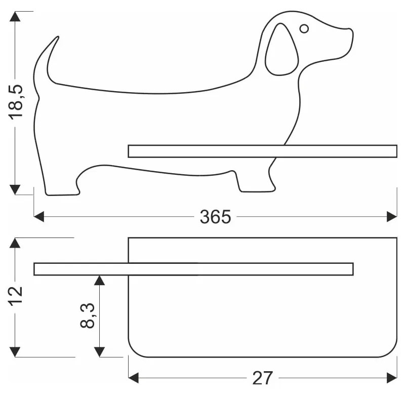 Różowa lampa dziecięca Dog – Candellux Lighting