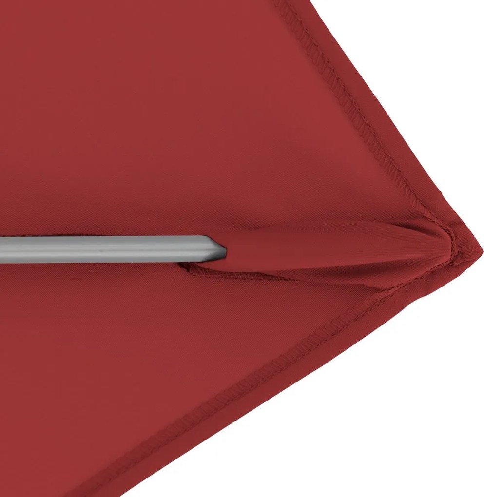 Doppler EXPERT parasol ogrodowy 220 x 140 cm bordowy