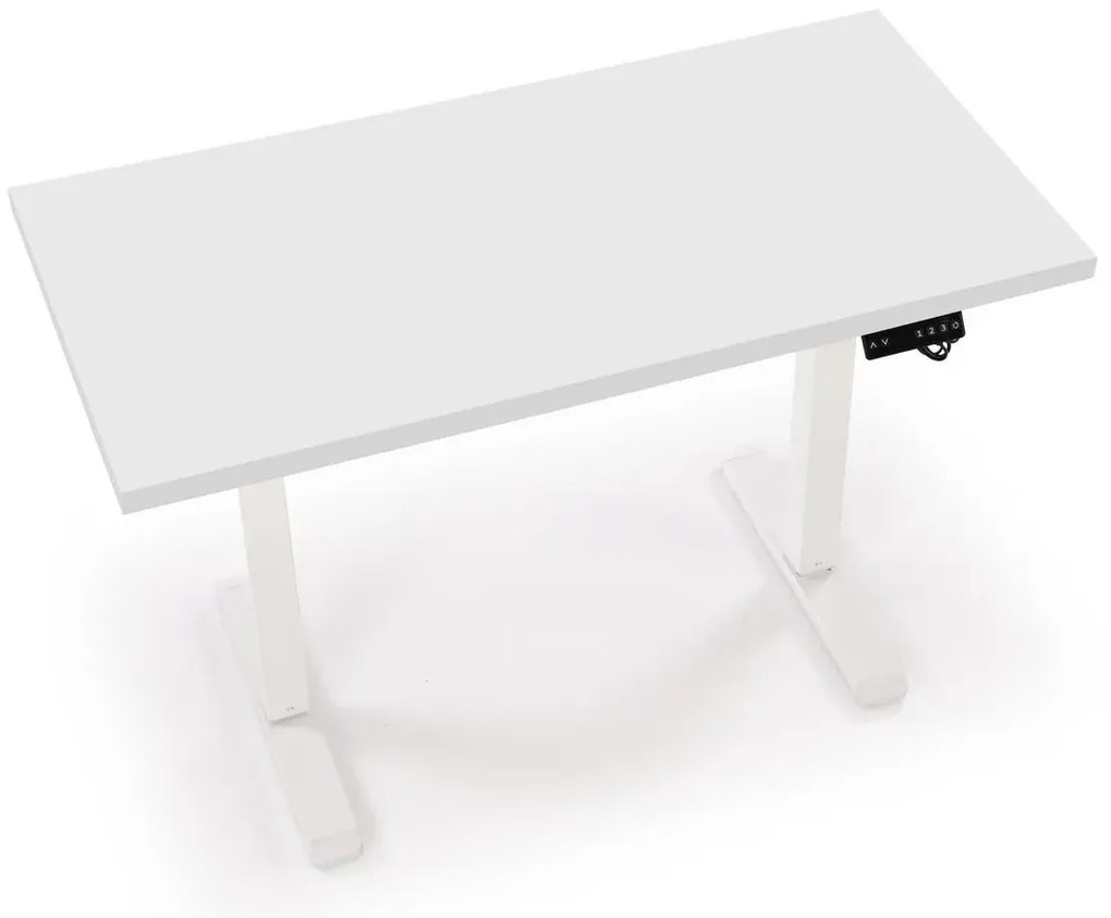 Biurko B54 120x60cm białe z regulacją wysokości HALMAR