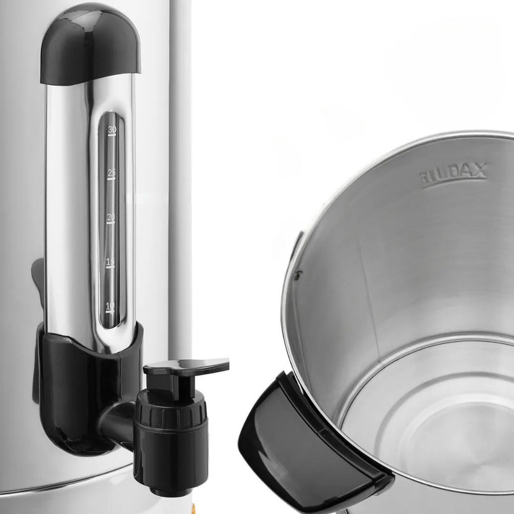 Jurhan Podgrzewacz do wina/herbaty COZY, 6,8l, srebrna