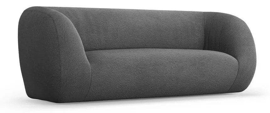 Szara sofa z materiału bouclé 210 cm Essen – Cosmopolitan Design