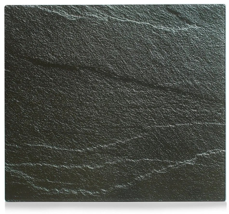 Szklana płyta ochronna ANTHRACITE SLATE na kuchenkę – duża, ZELLER