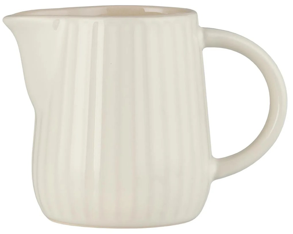 IB Laursen Kremowy ceramiczny dzbanek 200 ml MYNTE BUTTER CREAM
