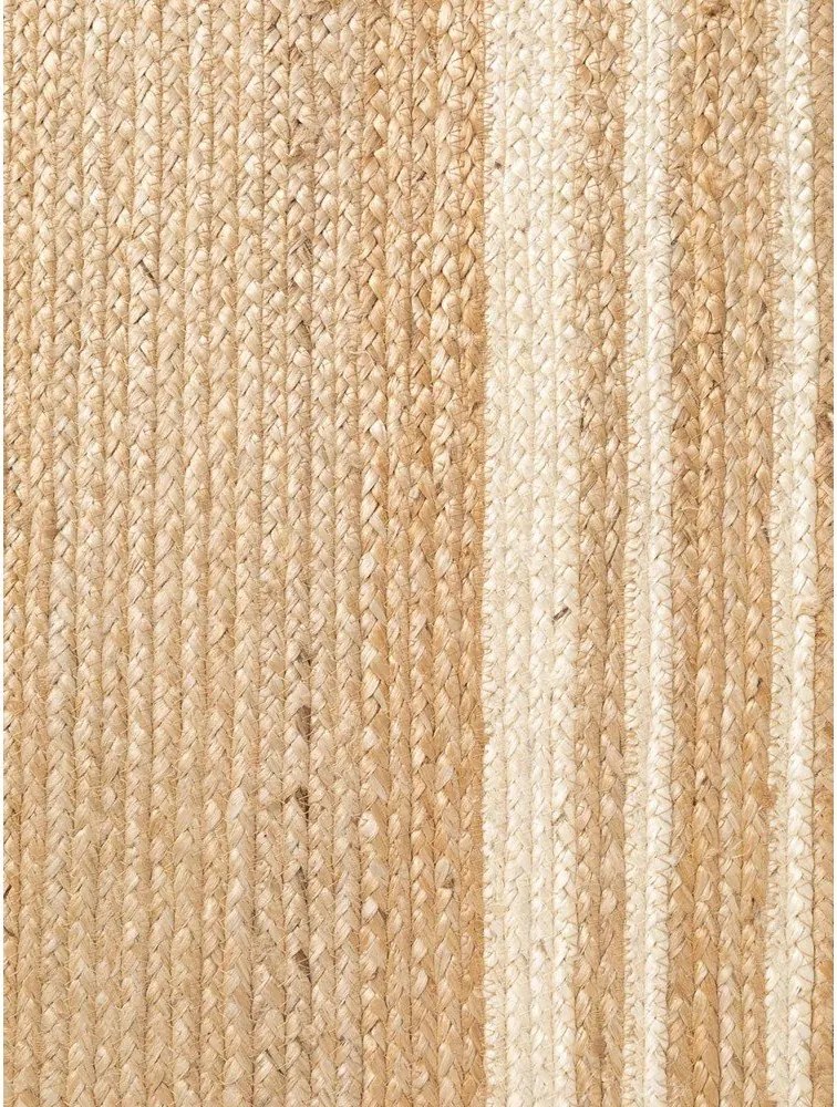 Kremowy/w naturalnym kolorze dywan z juty dwustronny/tkany ręcznie 80x150 cm Looma – Hanse Home