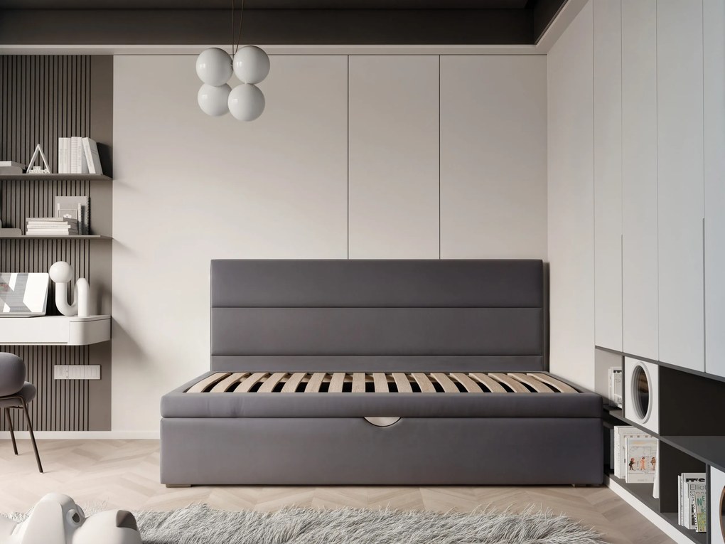 Łóżko dziecięco-młodzieżowe dziecięce RUBBLE - 80x200